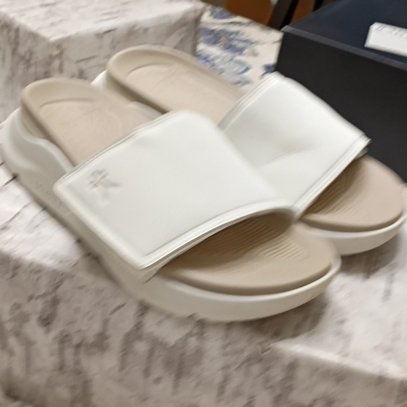 KURU Moment Cream Arch supportive premium recovery slide Sandals Arch Support - Picture 6 of 15